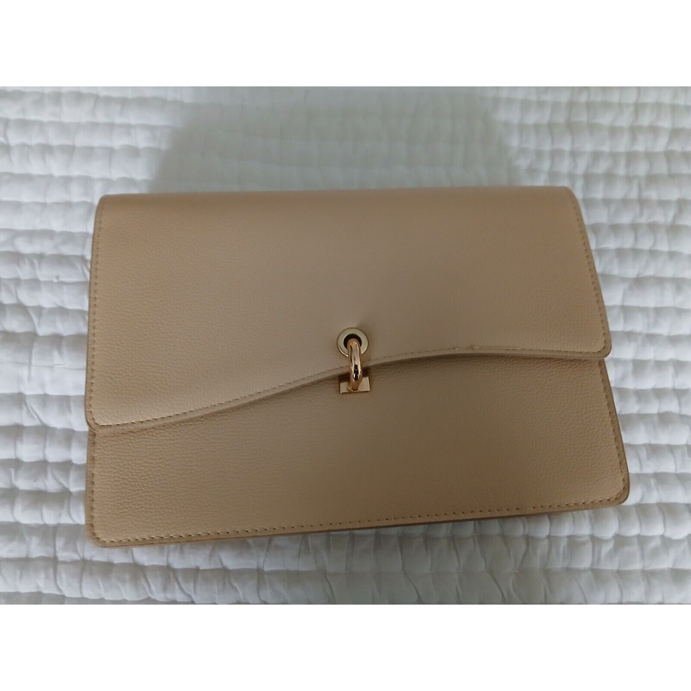 ORIFLAME  SWEDEN Vegan Leather  Cream Crossbody Bag With Removable‎ Straps NWOT